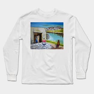 Paesaggio siciliano Long Sleeve T-Shirt